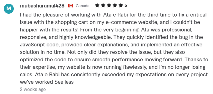 Client Feedback 3