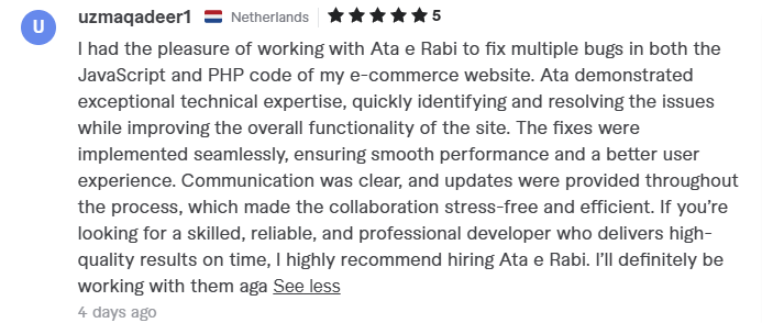 Client Feedback 5